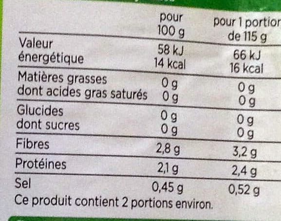 Franprix Champignons de Paris packshot