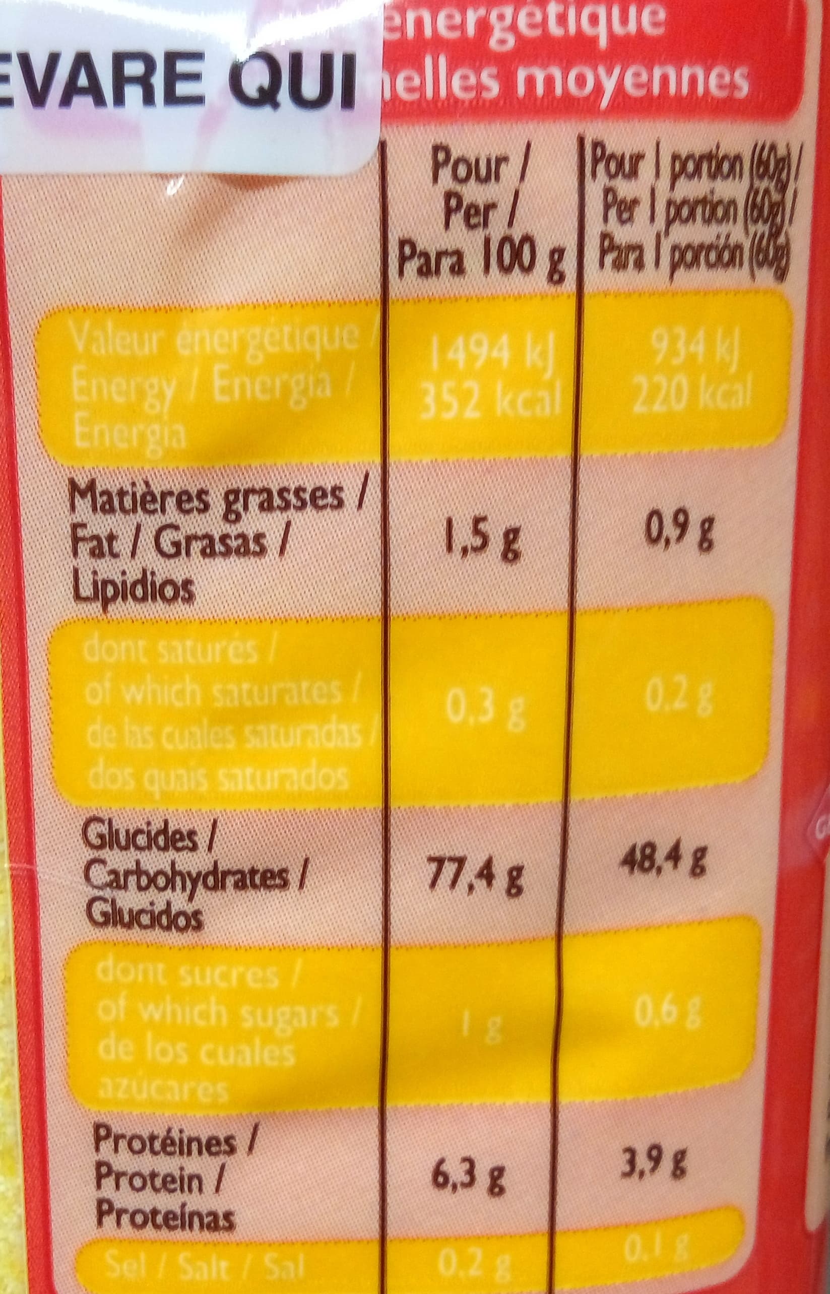 Leader Price Polenta packshot