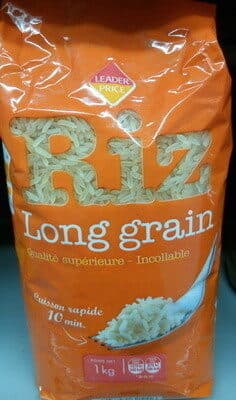 Leader Price Riz long grain packshot