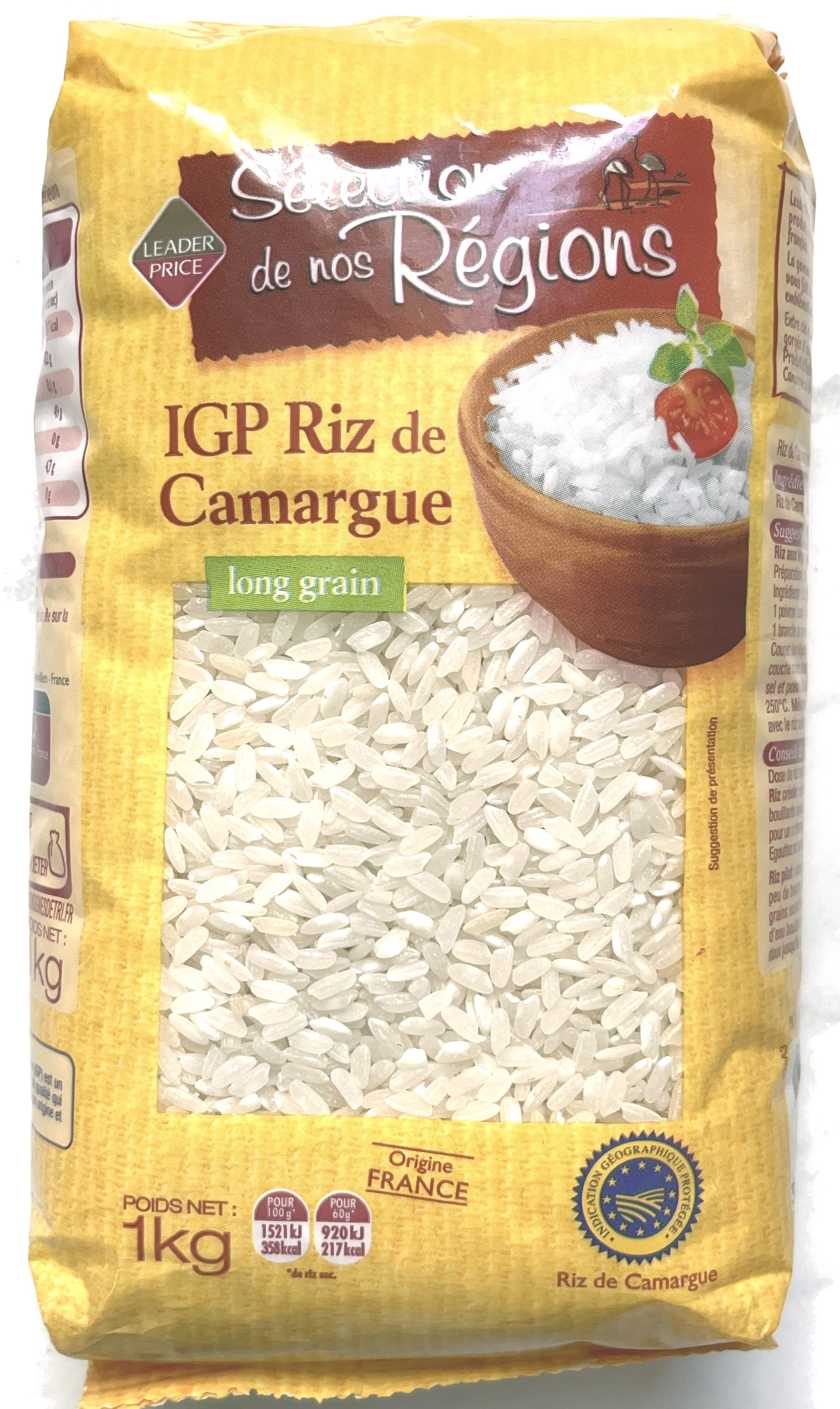 Leader Price IGP Riz De Camargue packshot