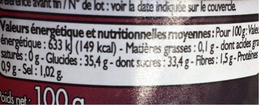Leader Price Confit aux Oignons Rouges et au Miel packshot