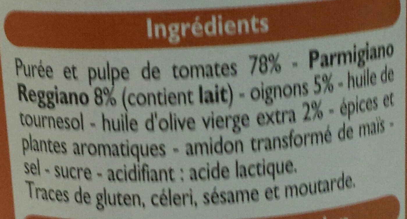 Leader Price Sauce parmesan packshot