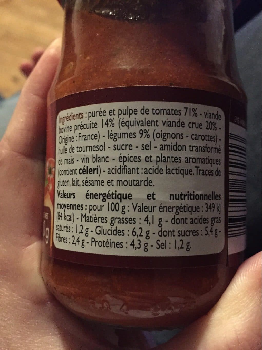 Leader Price Sauce Bolognaise 200g packshot