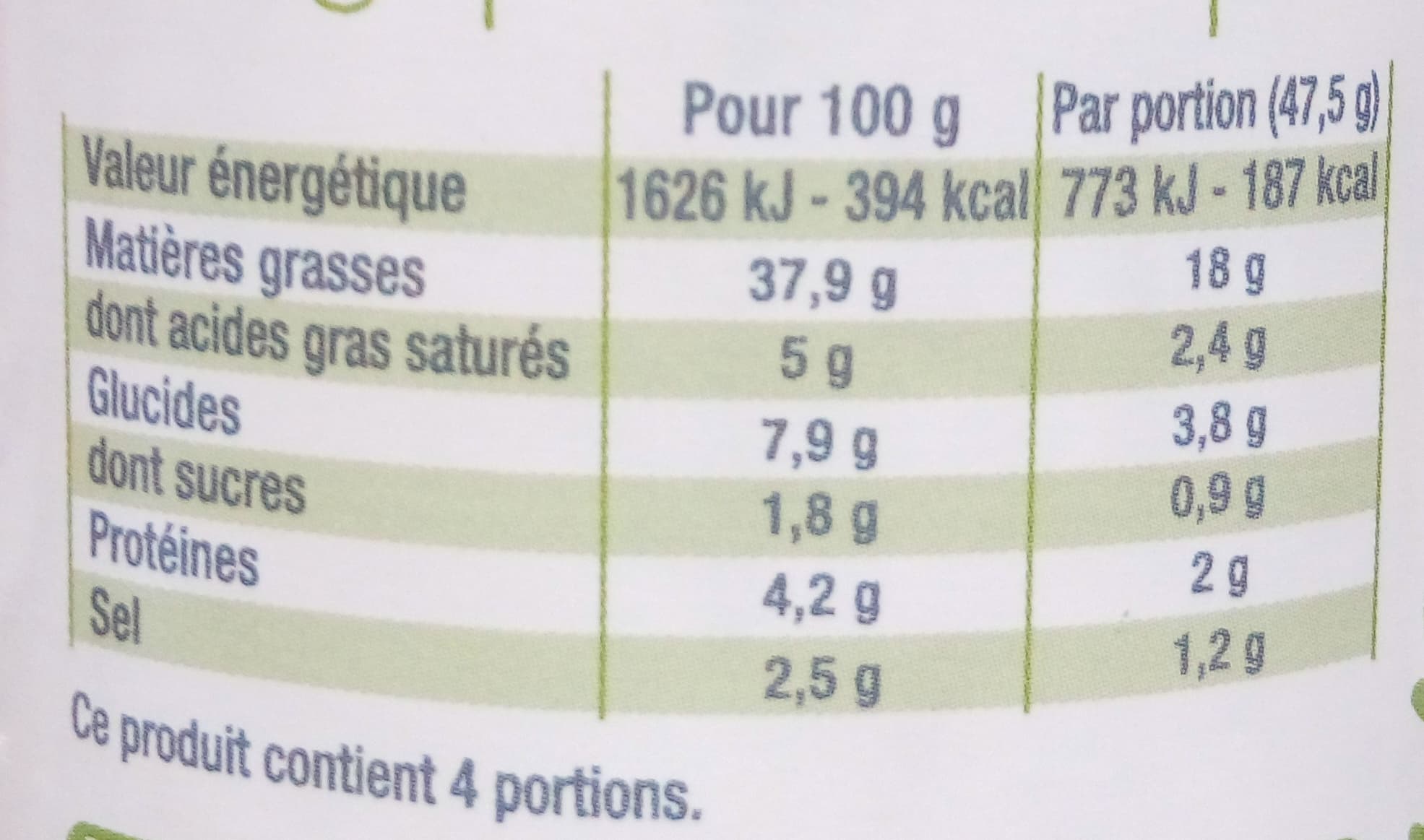Franprix Sauce pesto vert packshot