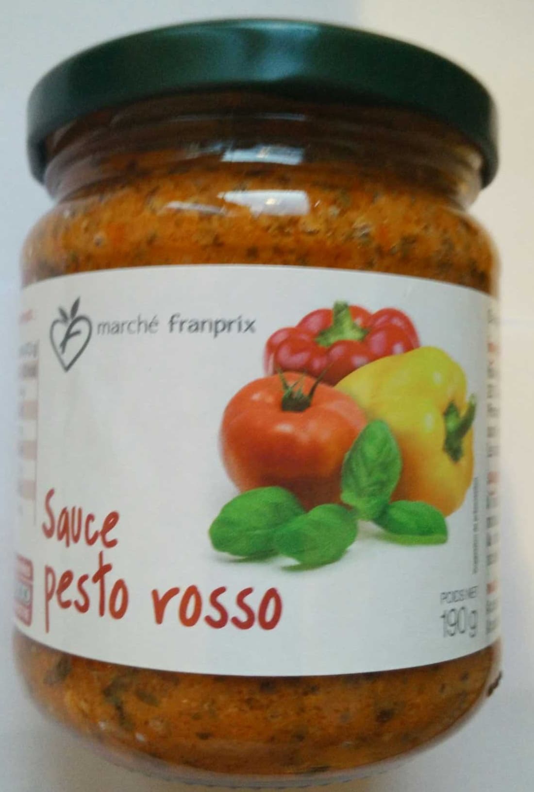 Franprix Sauce pesto rosso packshot