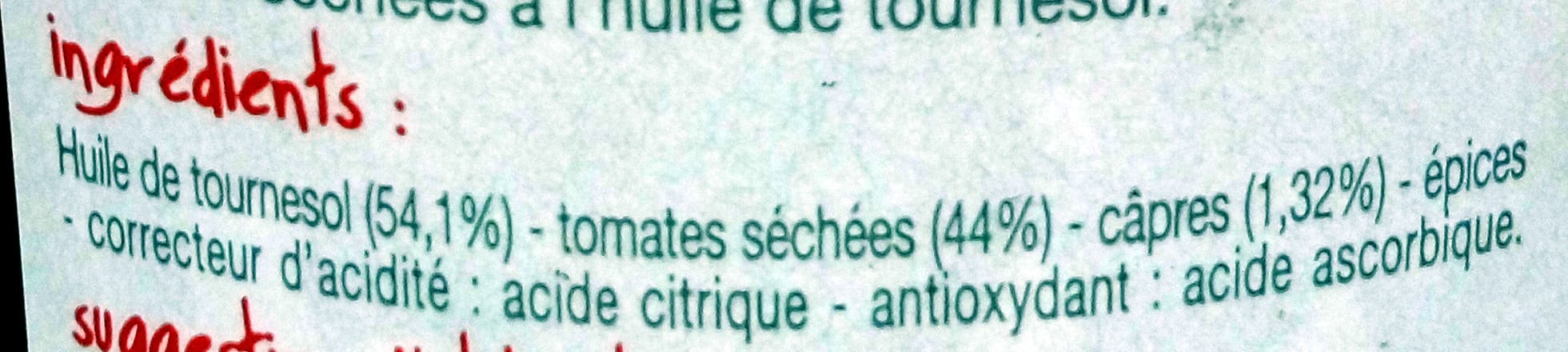 Marché Franprix tomates sechees packshot