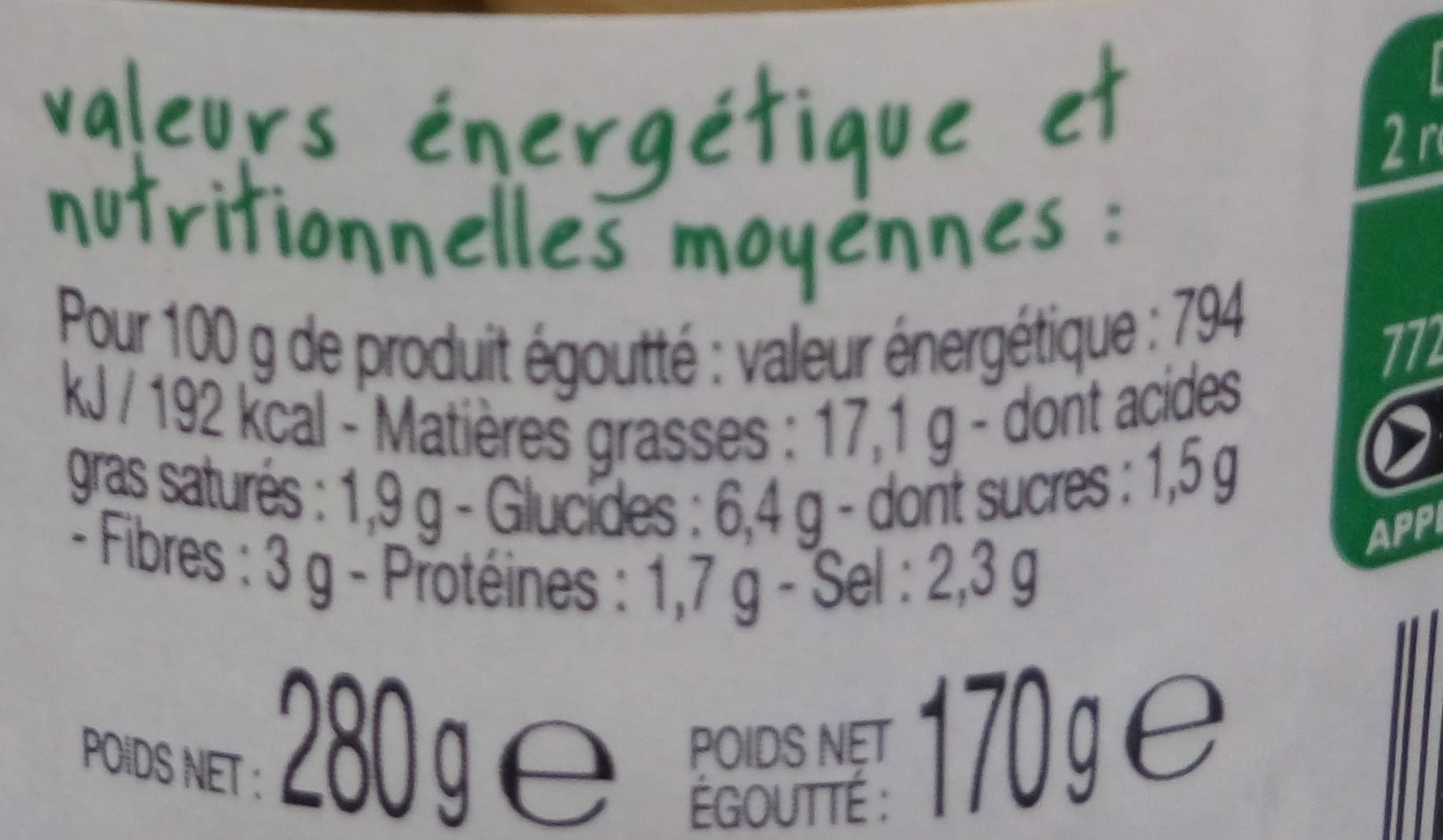 Marché Franprix Artichauts Grillés packshot