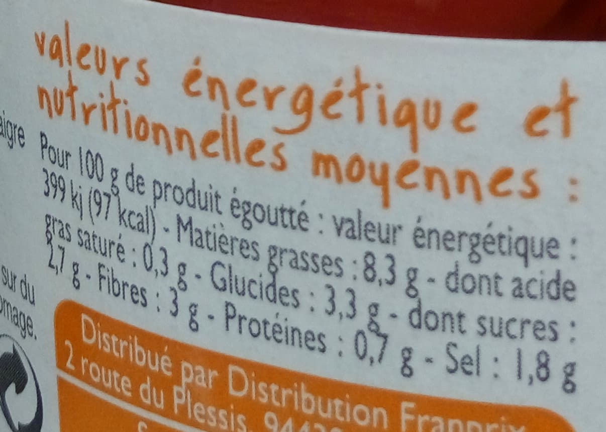Marché Franprix Poivrons grillés packshot
