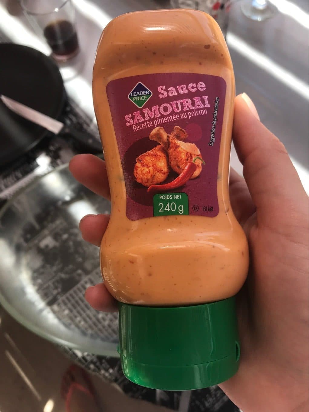 Leader Price Sauce samourai packshot