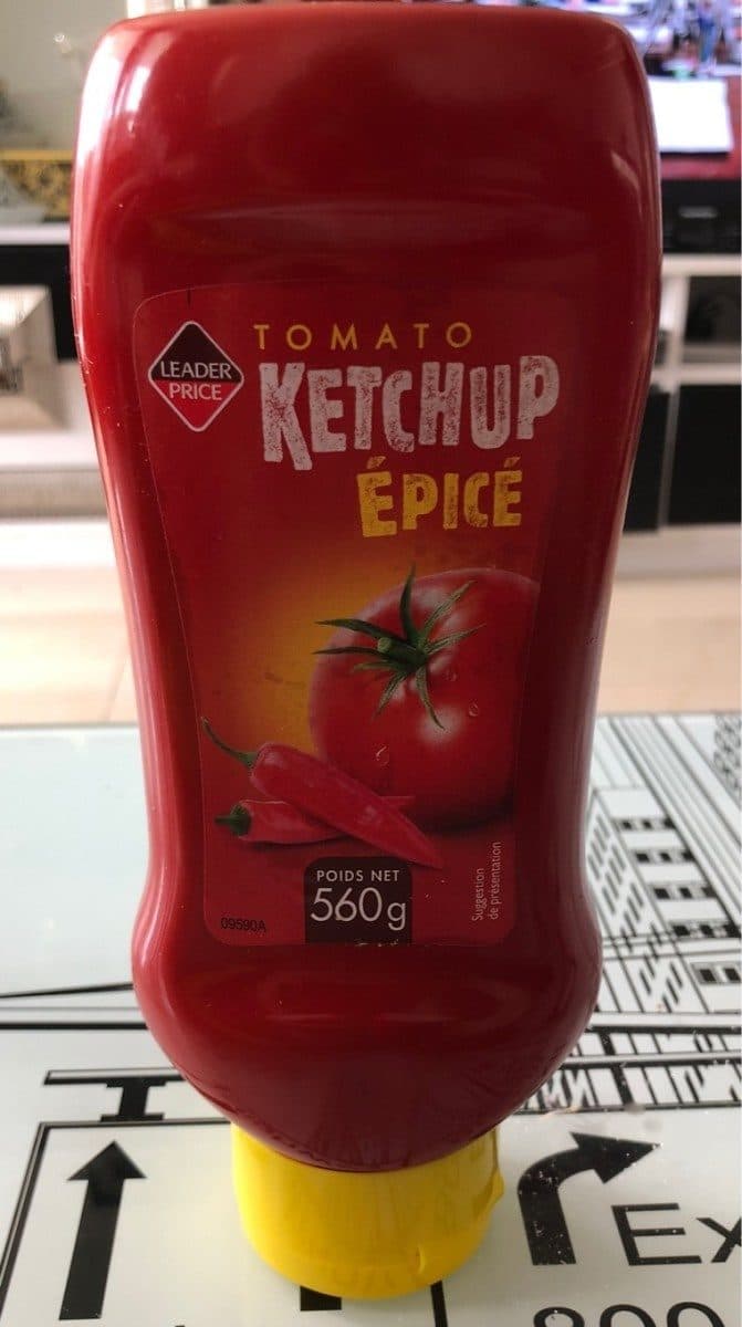 Leader Price Ketchup épicé packshot