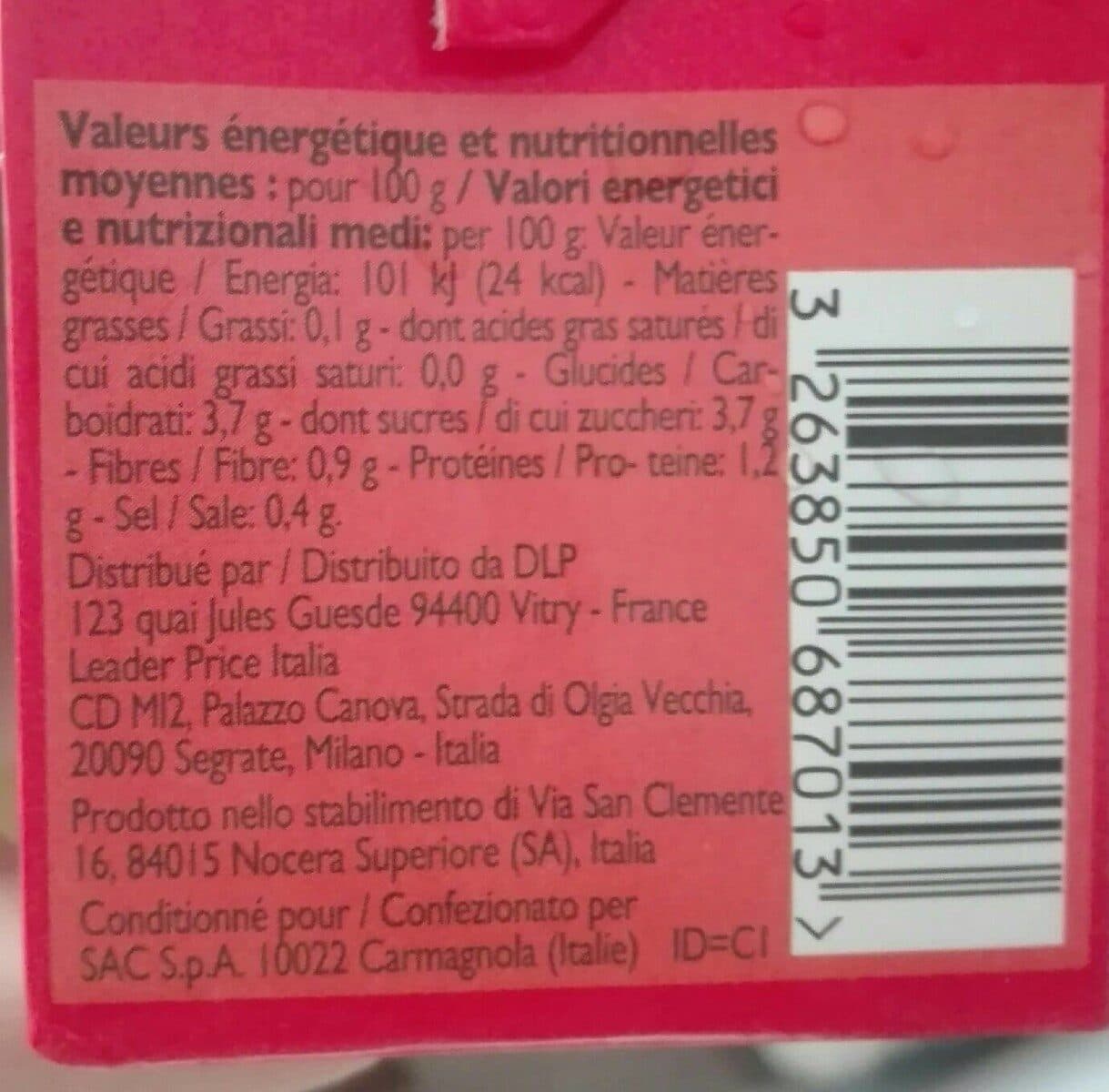 Leader Price Purée De Tomates packshot