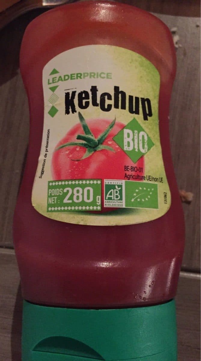 Leader Price Ketchup Bio packshot