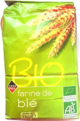 Leader Price Farine de blé bio packshot