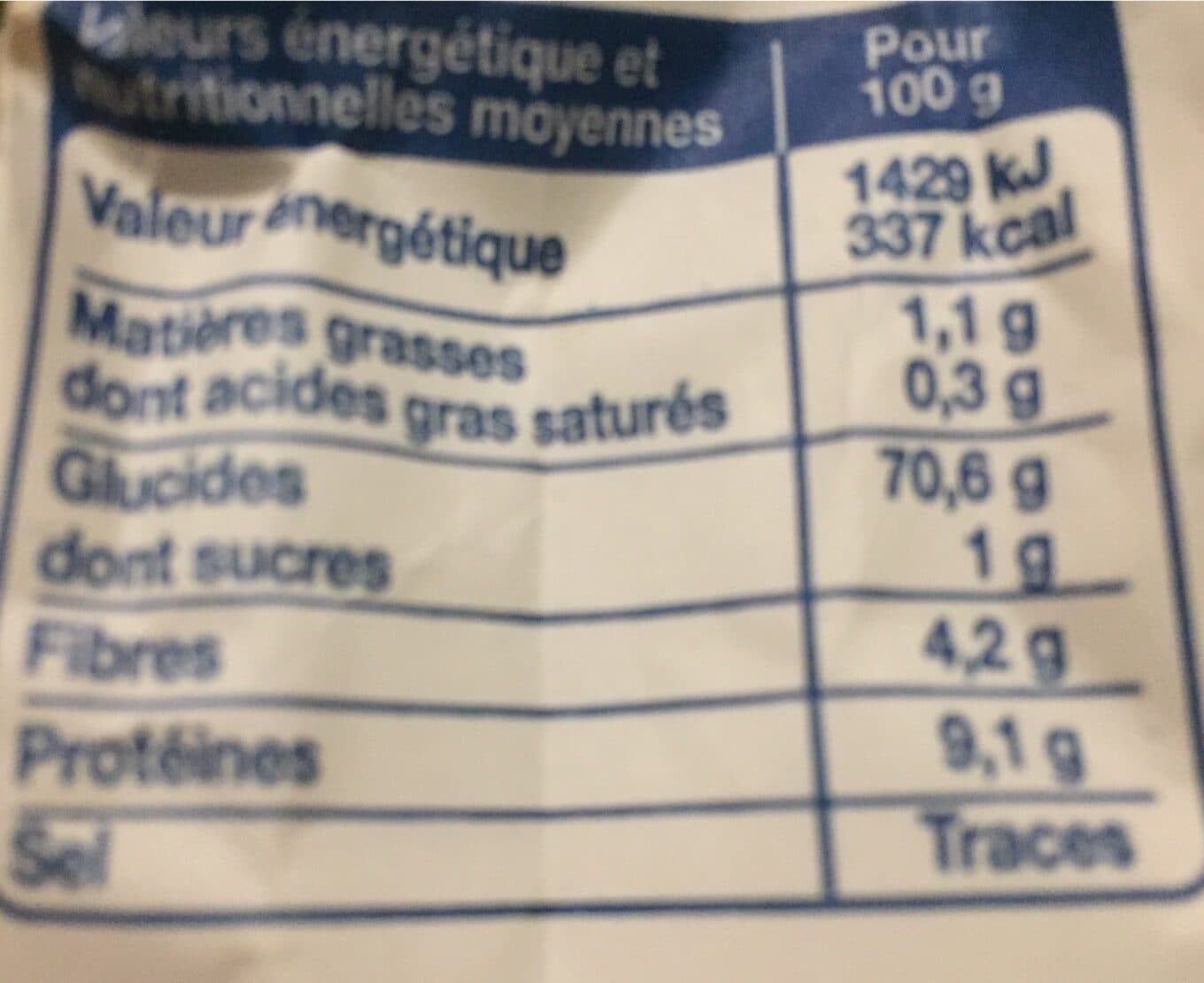 LE PRIX GAGNANT ! Farine de blé T55 packshot