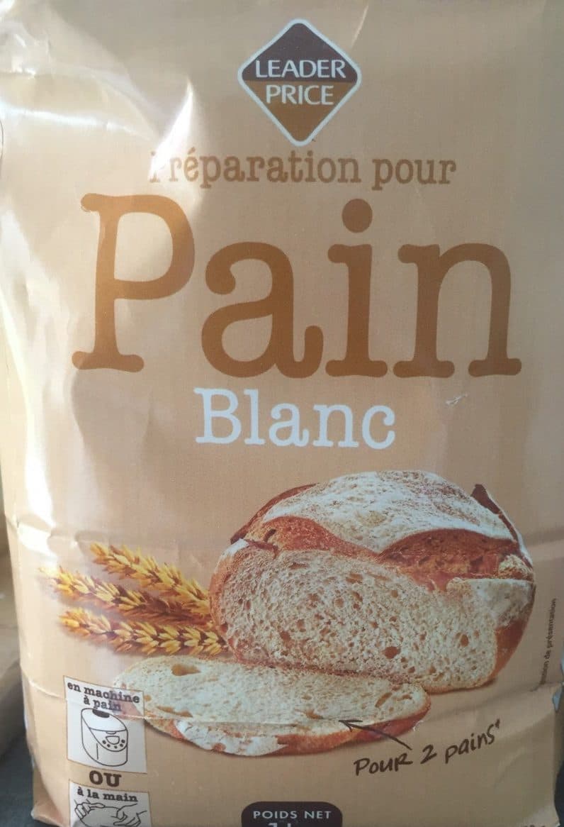 Leader Price Pain Blanc preparation packshot