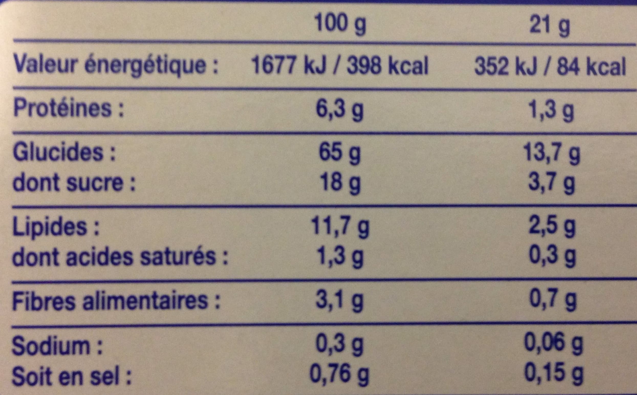 Le Prix Gagnant! Barres céréalières aux noisettes packshot
