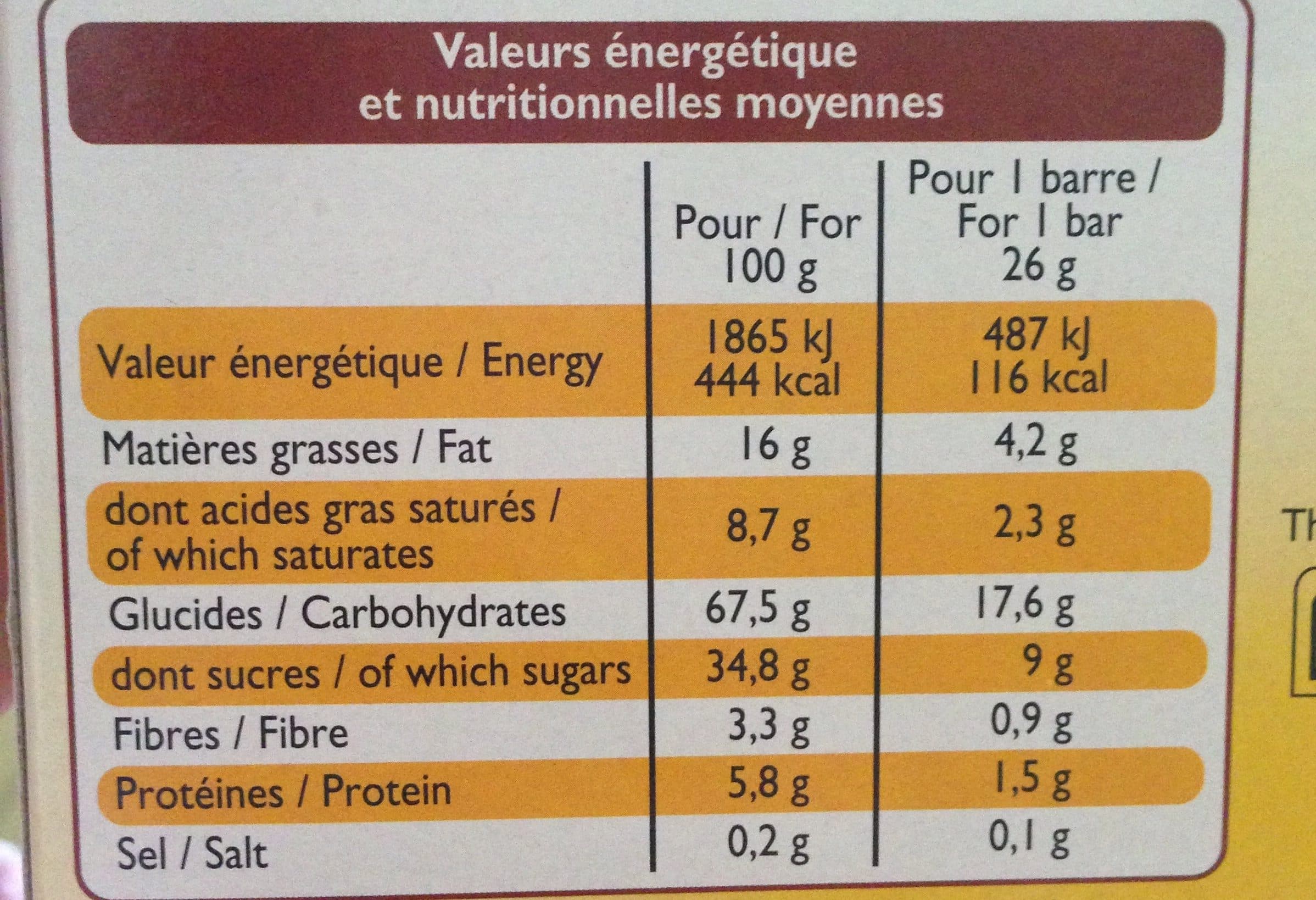 Leader Price Barre de Céréales Chocolat au lait Banane packshot