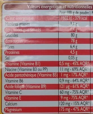 Leader Price Poudre instantanée cacaotée Leader Quick packshot