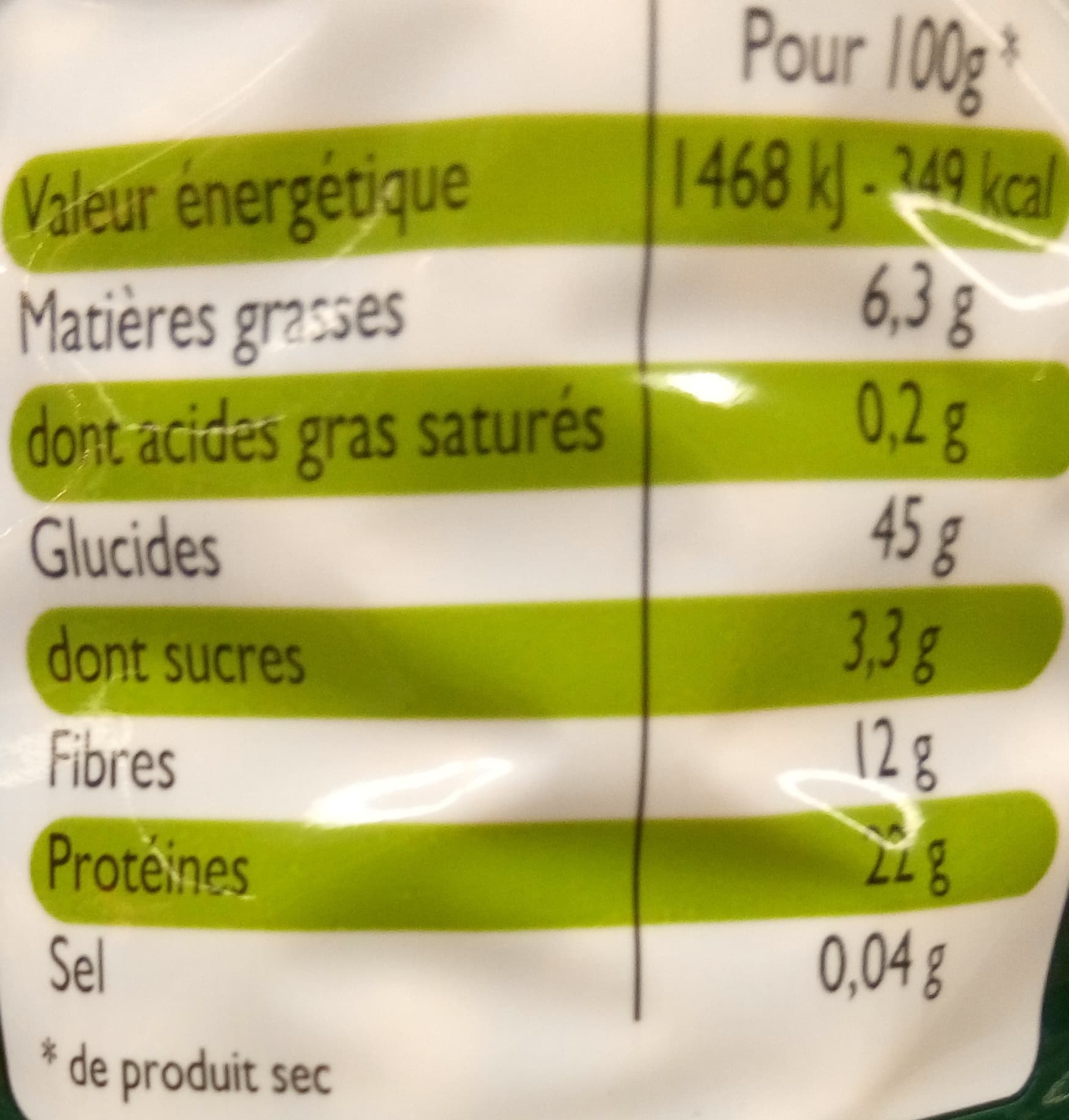 Leader Price Pois chiches packshot