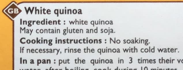 Leader Price Quinoa blanc packshot