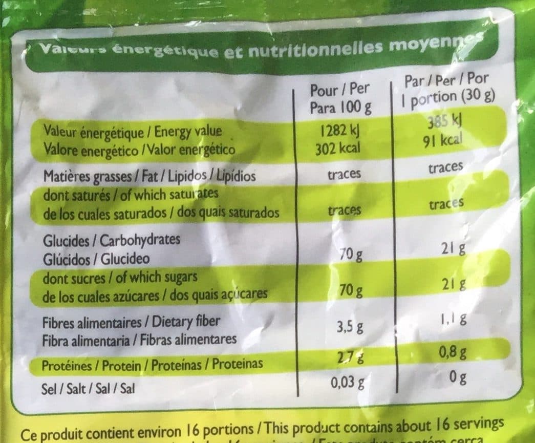 Leader Price Raisins sultanines packshot