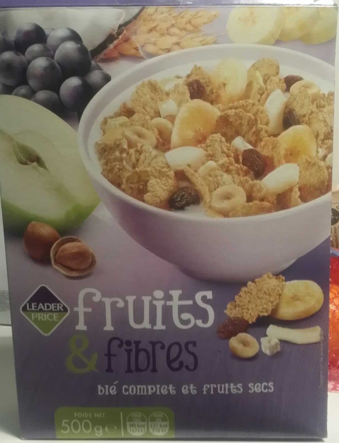 Leader Price Fruits & fibres packshot