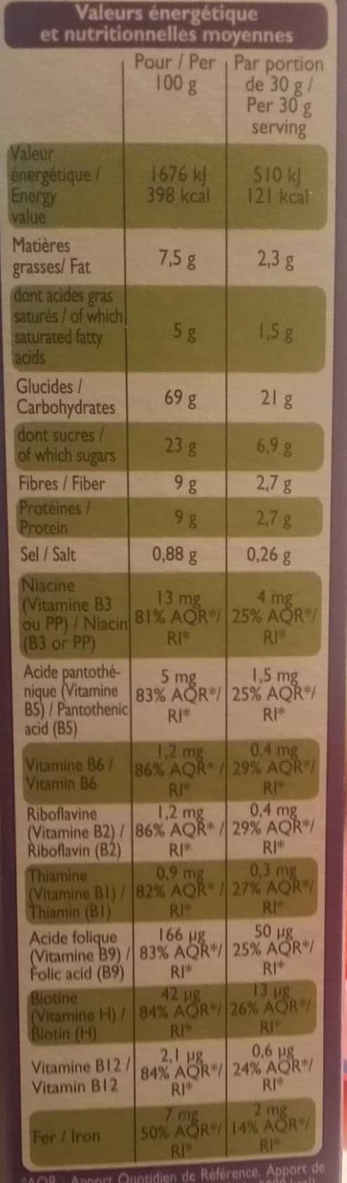 Leader Price Fruits & fibres packshot