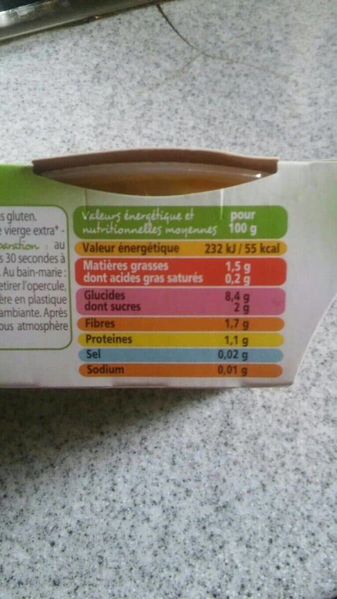 Leader Price Bio purée de potimarron packshot