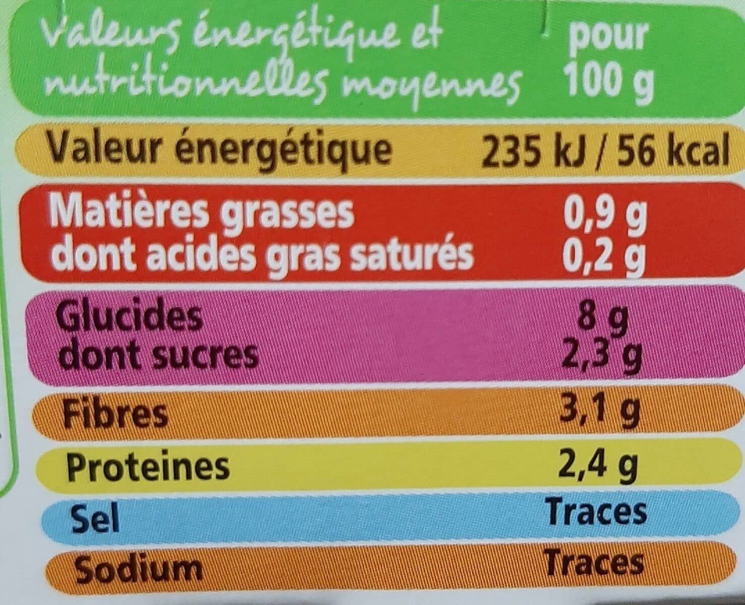 Leader Price Purée de petits pois packshot