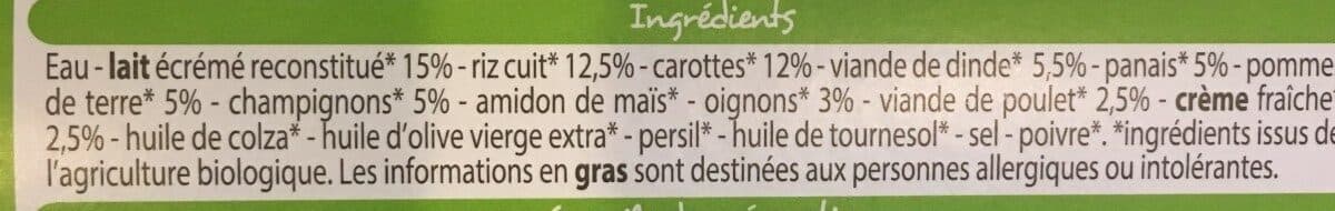 Leader Price Blanquette riz carottes et volaille packshot