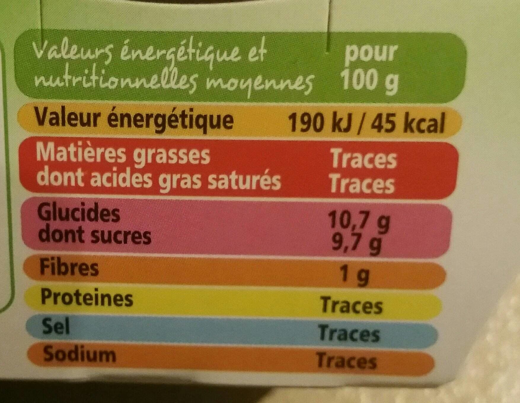 Leader Price Compote Allégée Pomme Fraise packshot