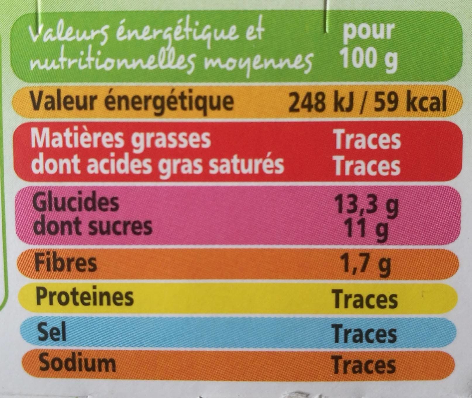 Leader Price Bébé Bio Pommes packshot