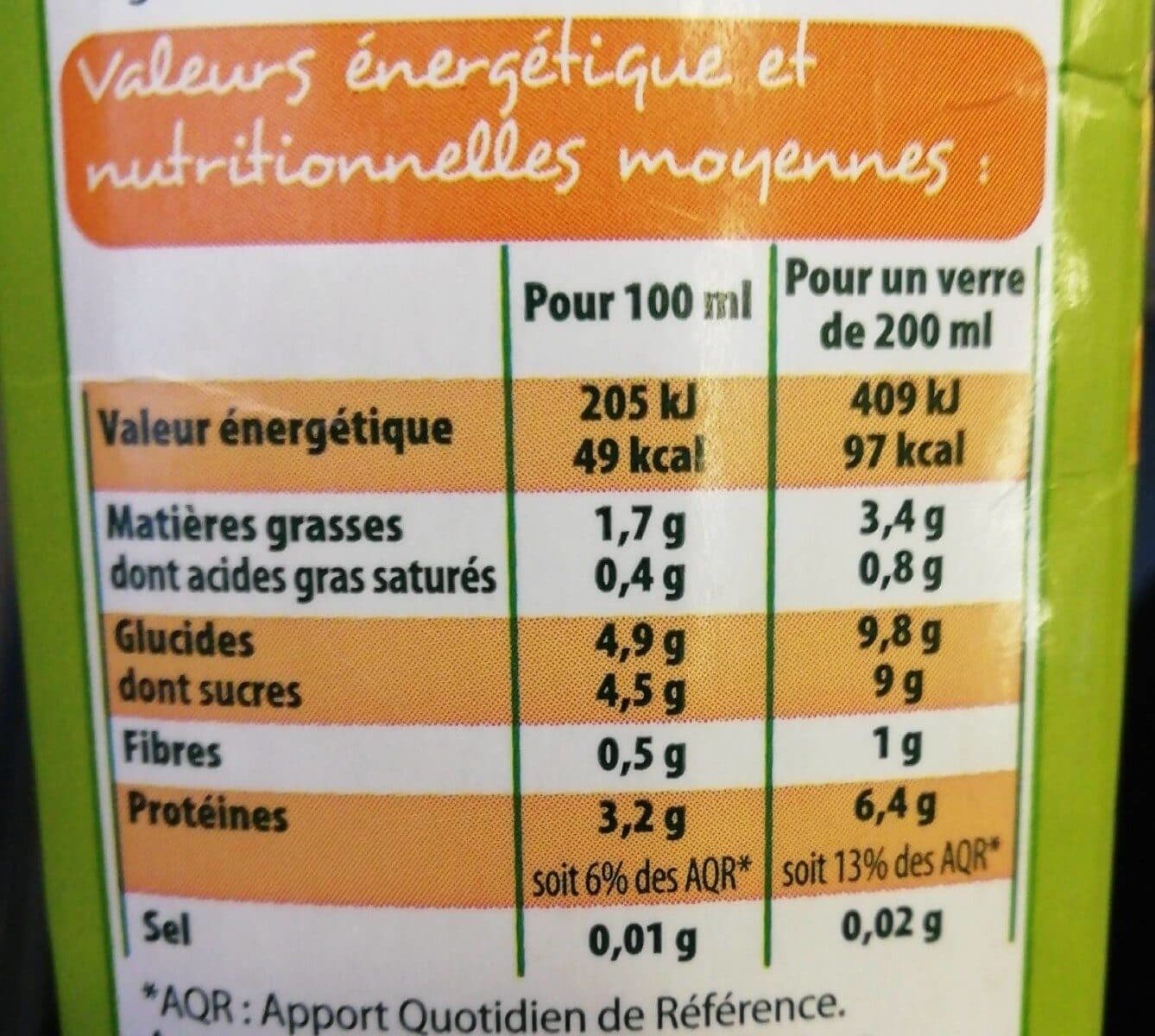 Leader Price Boisson au soja saveur vanille packshot