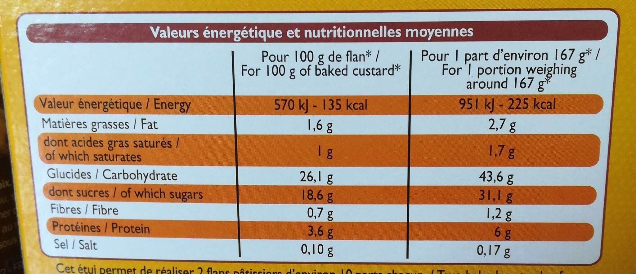 Leader Price Flan Patissier packshot