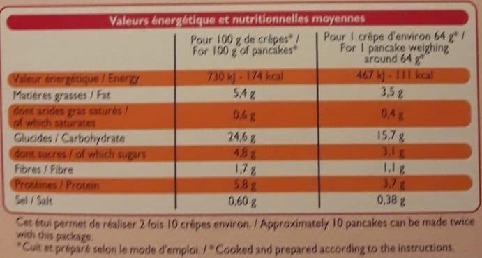 Leader Price Préparation pour pâte à crêpes packshot