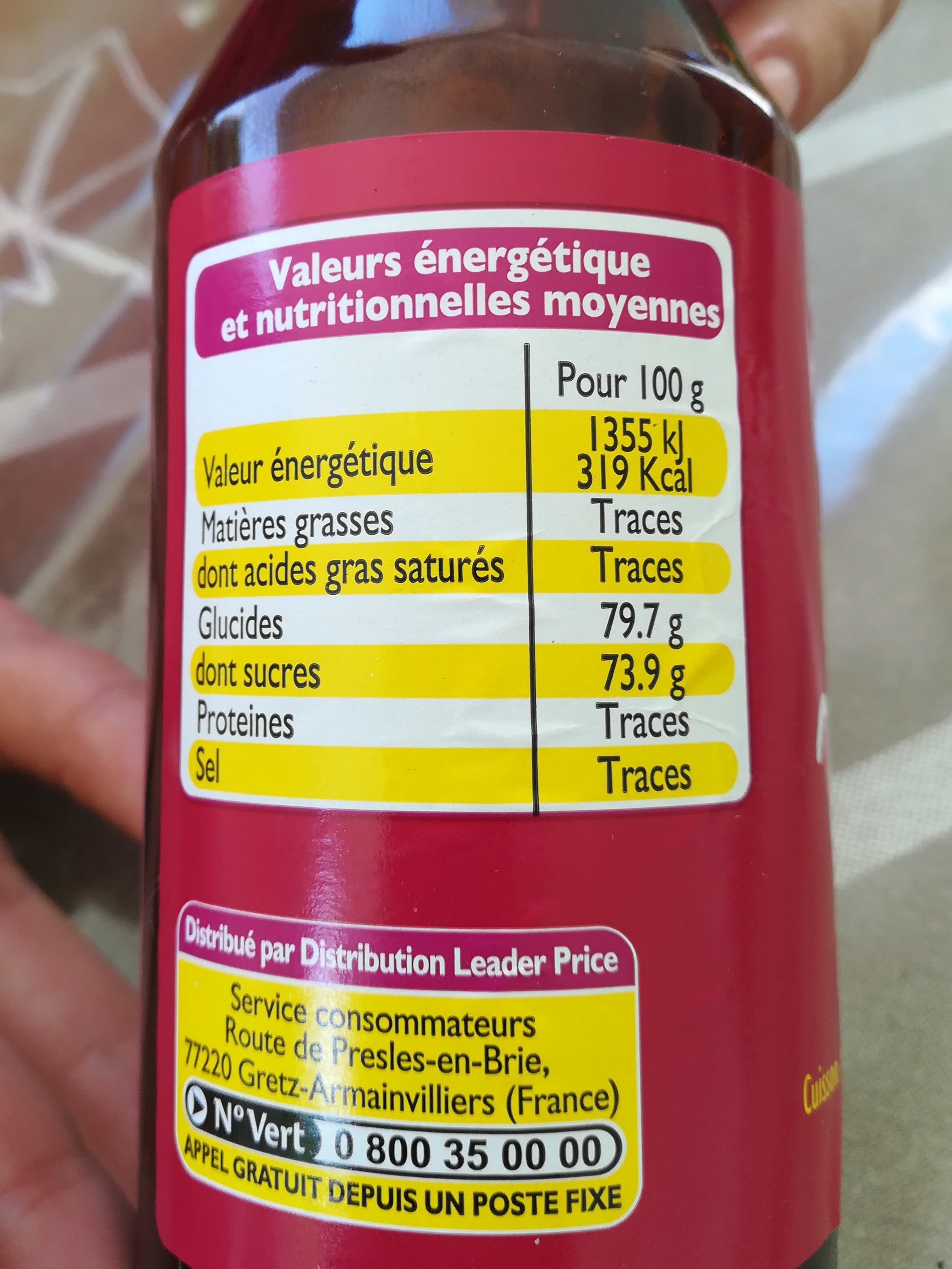Leader Price Nappage Caramel packshot