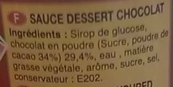 Leader Price Sauce dessert Chocolat Leader Price packshot
