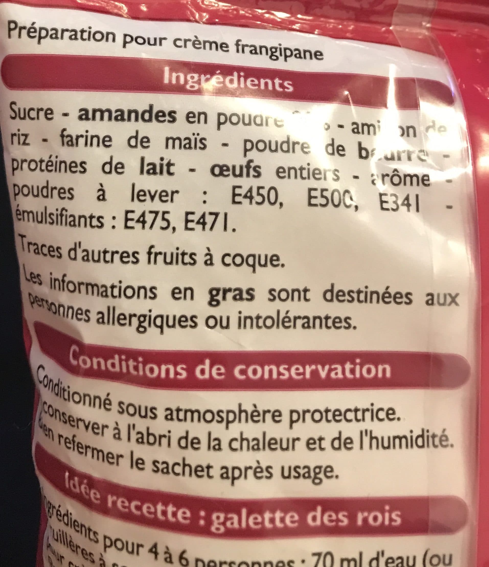 Leader Price Frangipane packshot