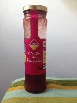 Leader Price Coulis Sucré De Framboise packshot