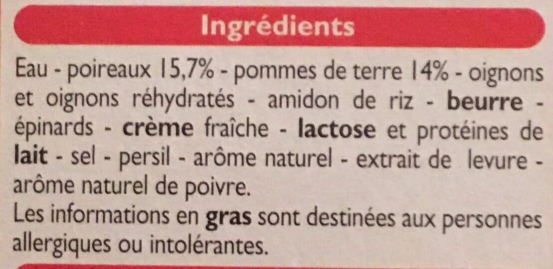 Leader Price Velouté Poireaux Et Pomme De Terre packshot