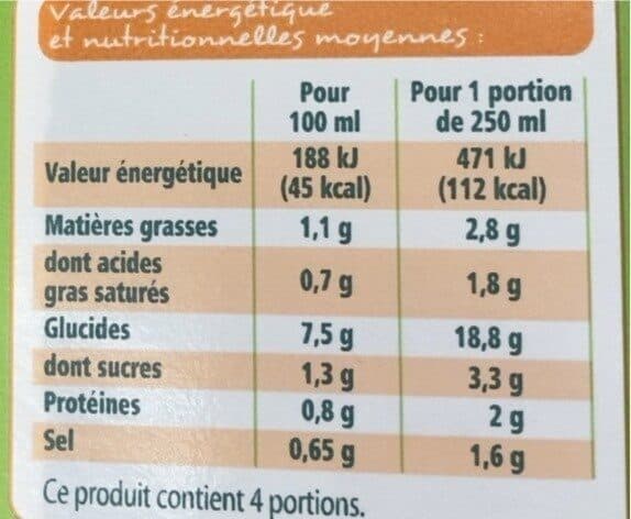 Leader Price Velouté De Légumes Bio packshot