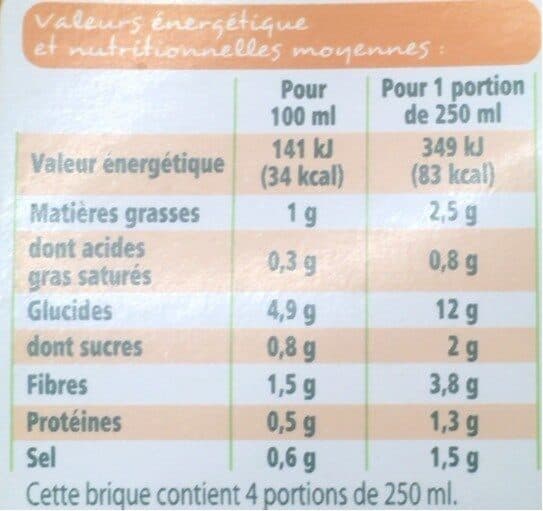 Leader Price Mouliné de légumes bio packshot