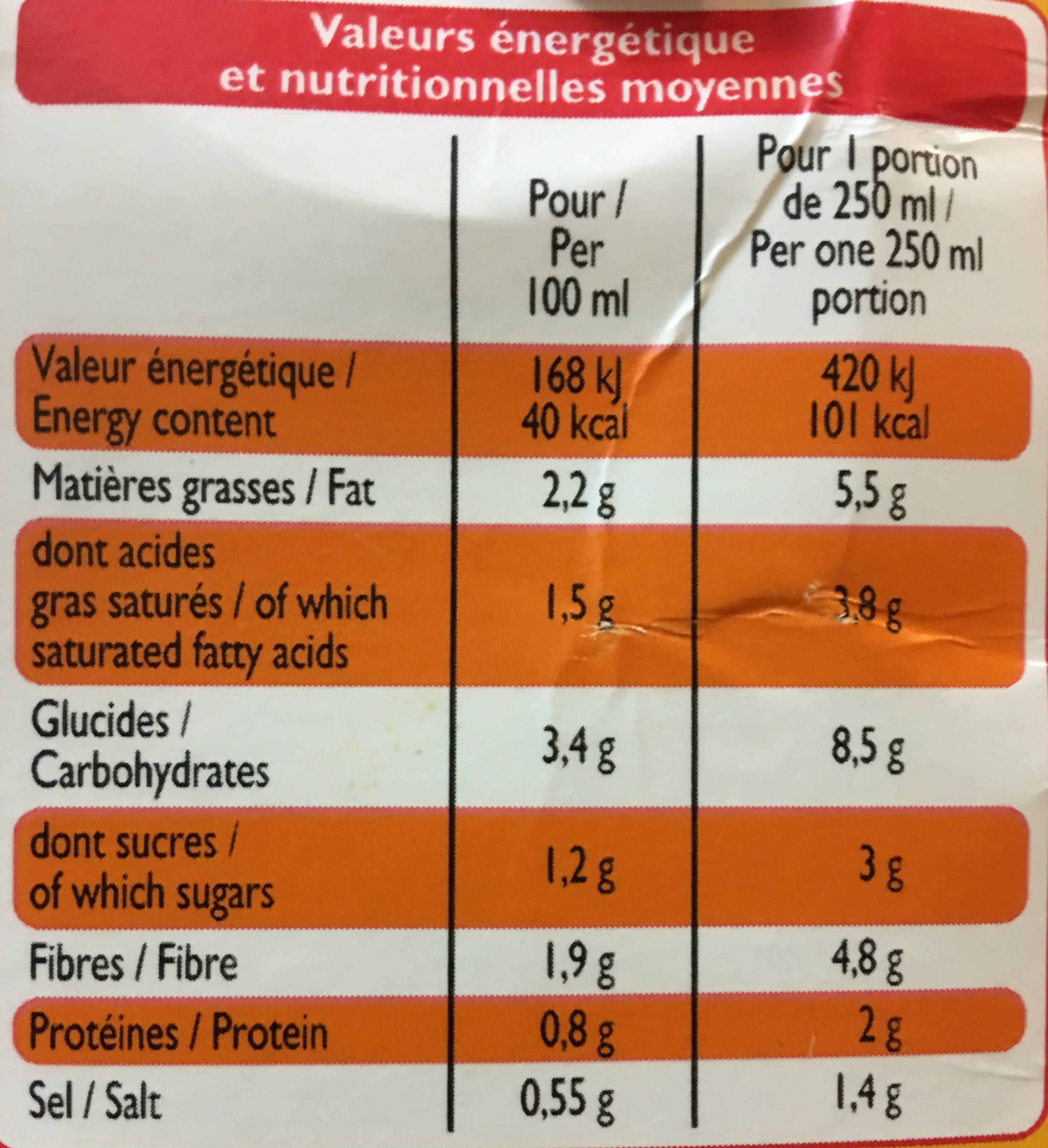 Leader Price Les veloutés Légumes à la crème packshot