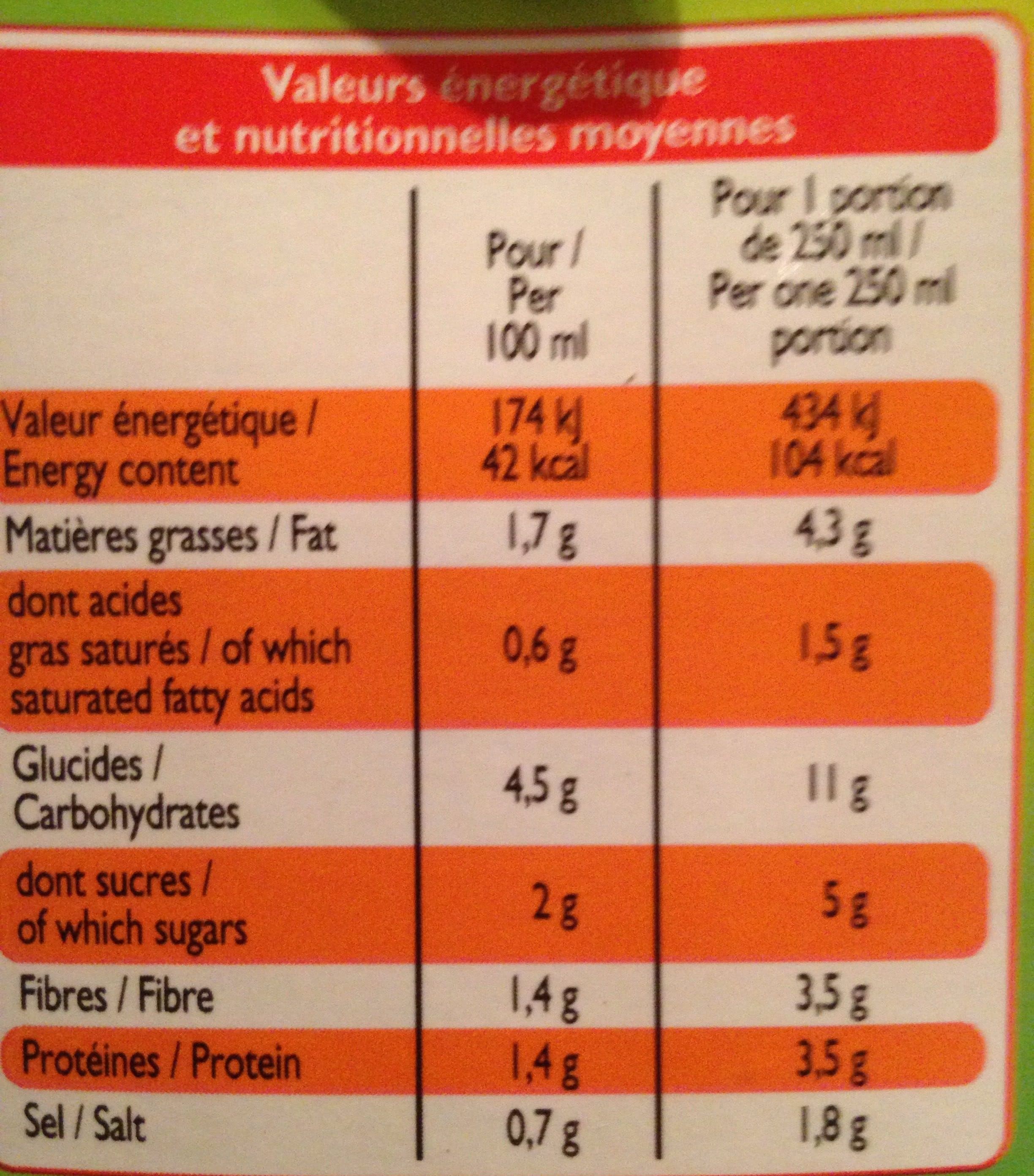 Leader Price Soupe les veloutes légumes potagers packshot