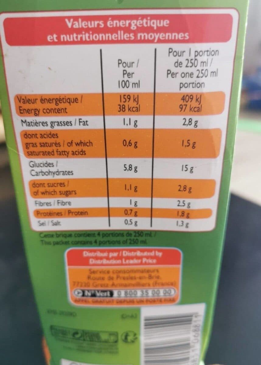 Leader Price Veloutés de poireaux et de pommes de terre packshot