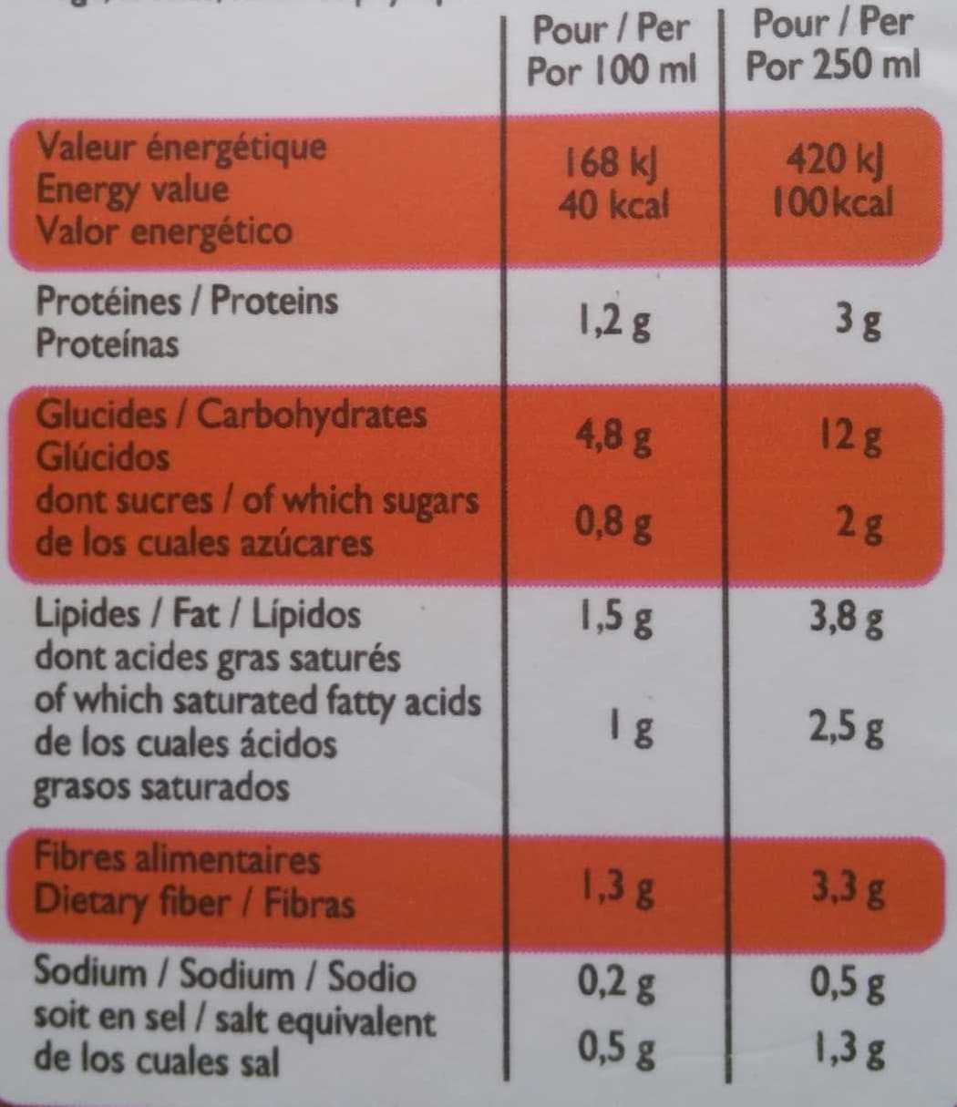 Leader Price Les veloutés légumes vert & comté fondu packshot