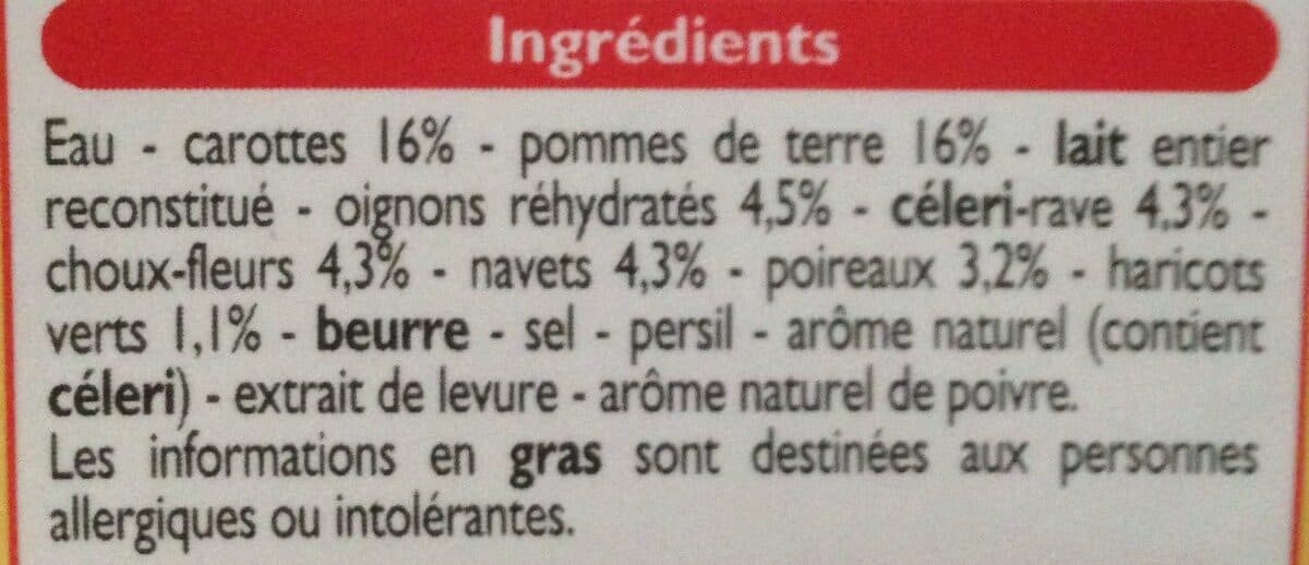Leader Price Les moulinés légumes variés packshot