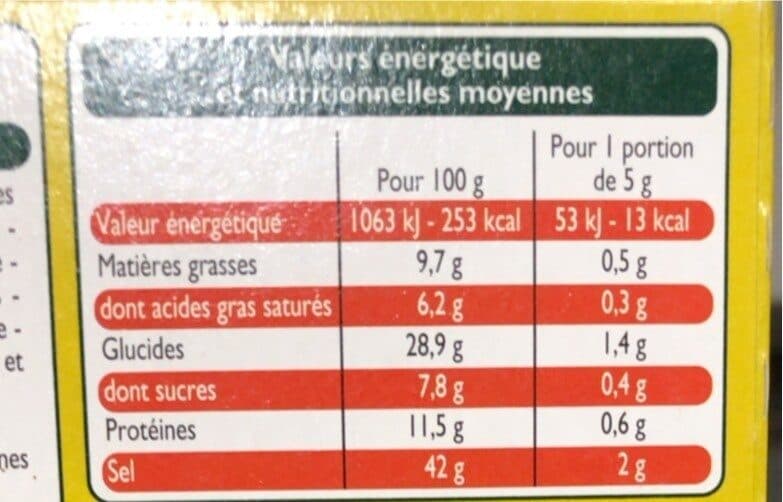 Leader Price Bouillon pates riz aux herbes et a l'huile olive packshot