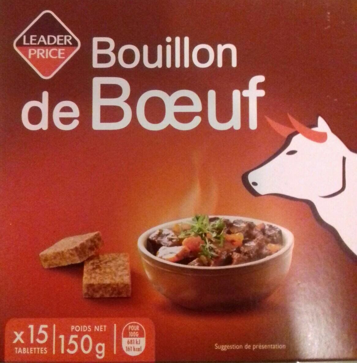 Leader Price Bouillon de boeuf packshot