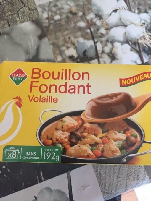 Leader Price Bouillon Fondant Volaille packshot